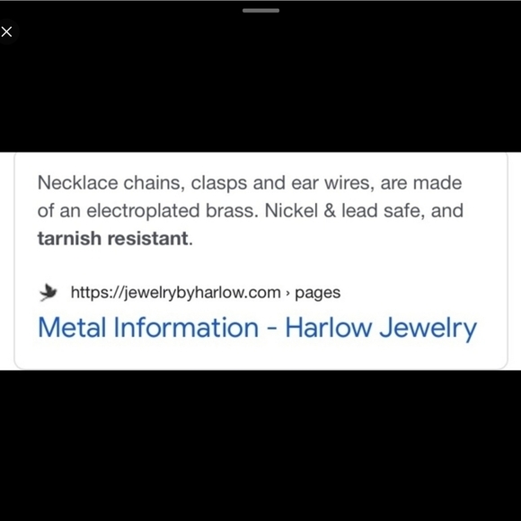 NEW House of Harlow 18kt gold plated paper clip necklace - Picture 8 of 8